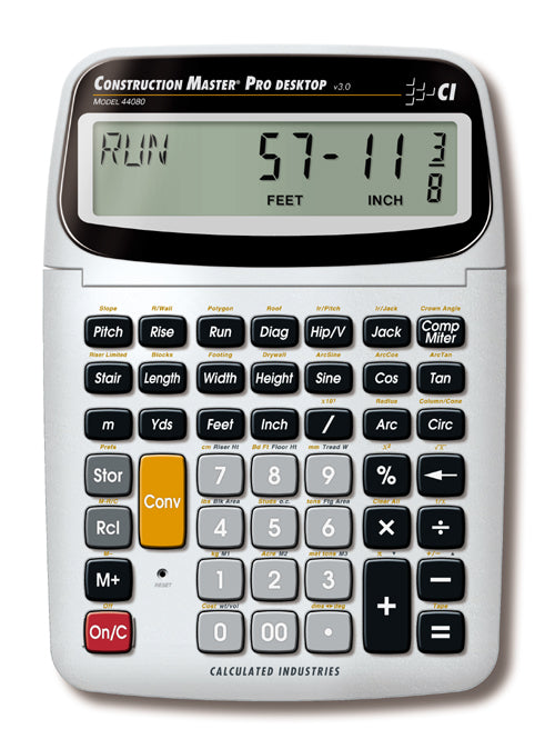 Calculated Industries Construction Master Pro Desktop 44080 - Desktop Construction Calculator