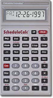 Calculated Industries ScheduleCalc 9426 - Time / Date / Scheduling Calculator