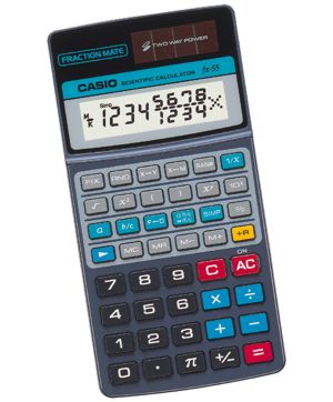 Casio FX-55 Solar Fraction Calculator Teacher Pack