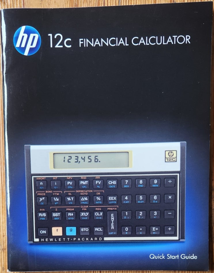 Hewlett Packard Quick Start Guides for HP Calculators - HP-35S, HP-12C, HP-17BII+