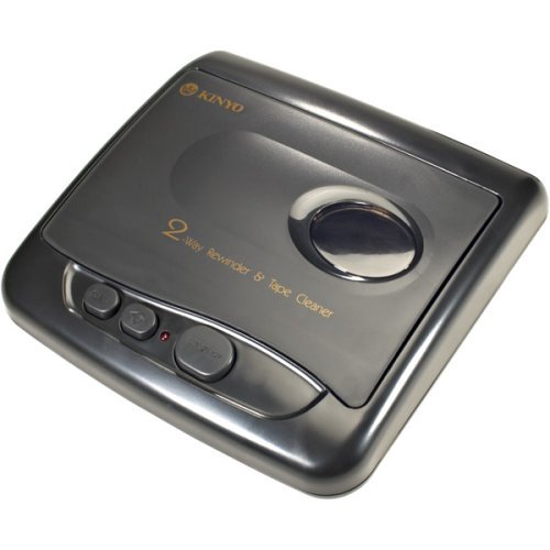 Kinyo UV-230C 2-Way VHS Rewinder/Cleaner - Black
