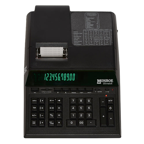 Monroe UltimateX 12-Digit 5.0 LPS Heavy Duty IKT Printing Calculator