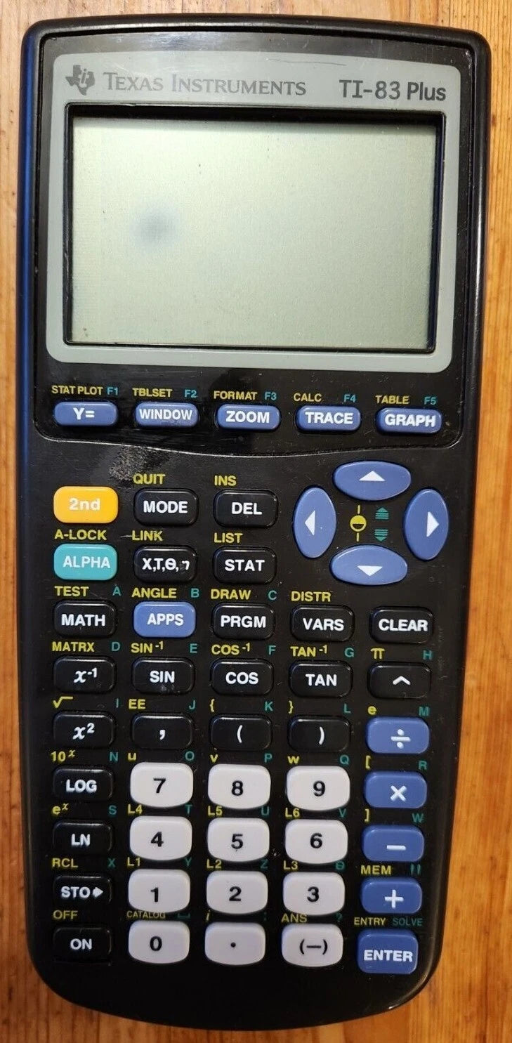 Texas Instruments Used TI-83 Plus Graphing Calculator