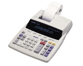 Sharp EL-2630PIII 12 Digit 4.1 LPS Heavy Duty Ribbon Printing Calculator
