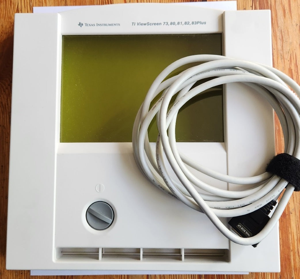 Texas Instruments Viewscreen Panel for TI-73, TI-83, TI-83 Plus, TI-83 Plus Silver, TI-84 Plus, TI-84 Plus Silver (Used)