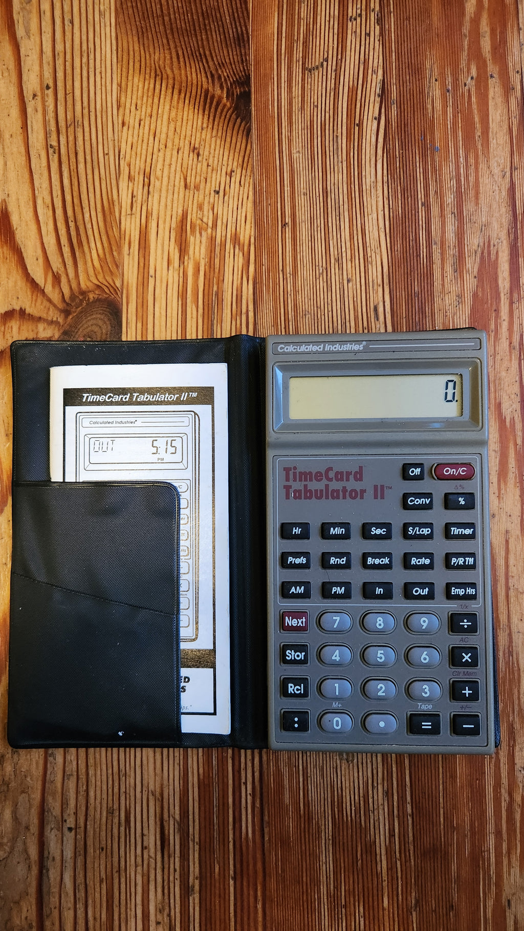 Calculated Industries Used TimeCard Tabulator II 9530 - Time-Saving Payroll Preparation Calculator