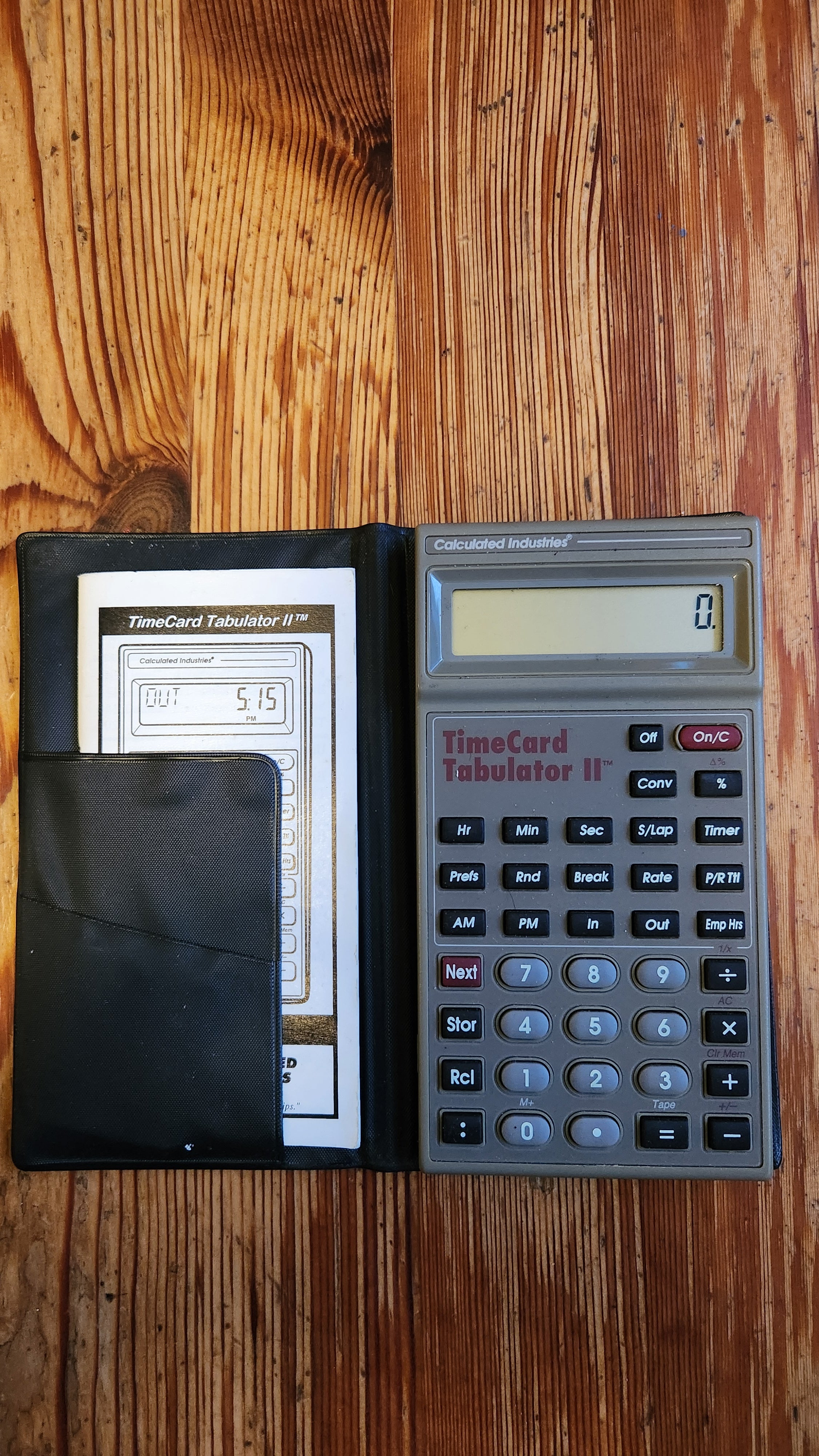 Calculated Industries Used TimeCard Tabulator II 9530 - Time-Saving Payroll Preparation Calculator