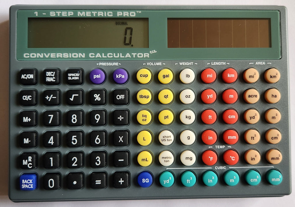 1-Step Instant Metric Magic - The World's Easiest To Use Metric Conversion Calculator!