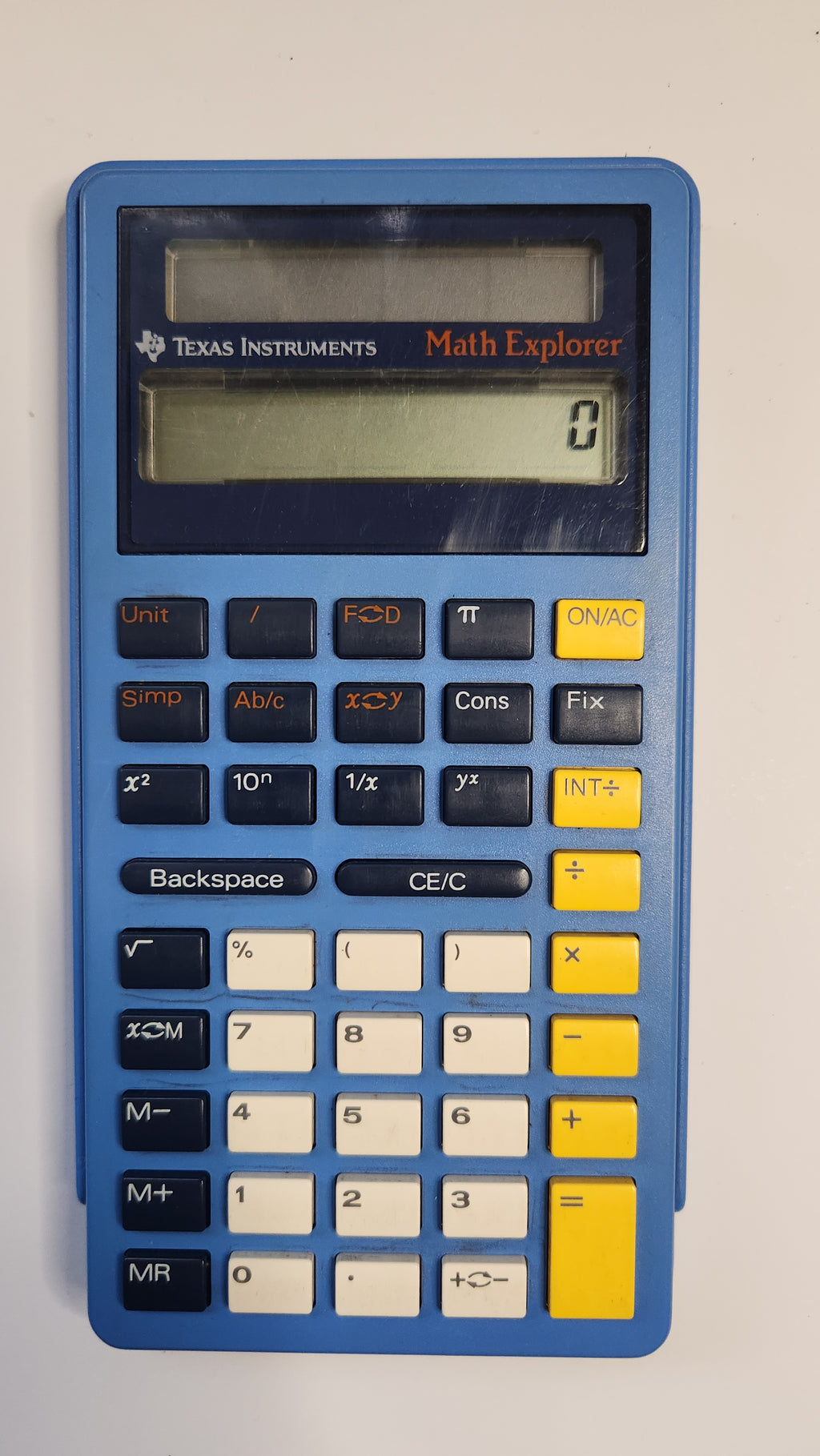 Texas Instruments Math Explorer Patent Texas Instruments TI-12 Math Explorer Solar Calculator (Used ...