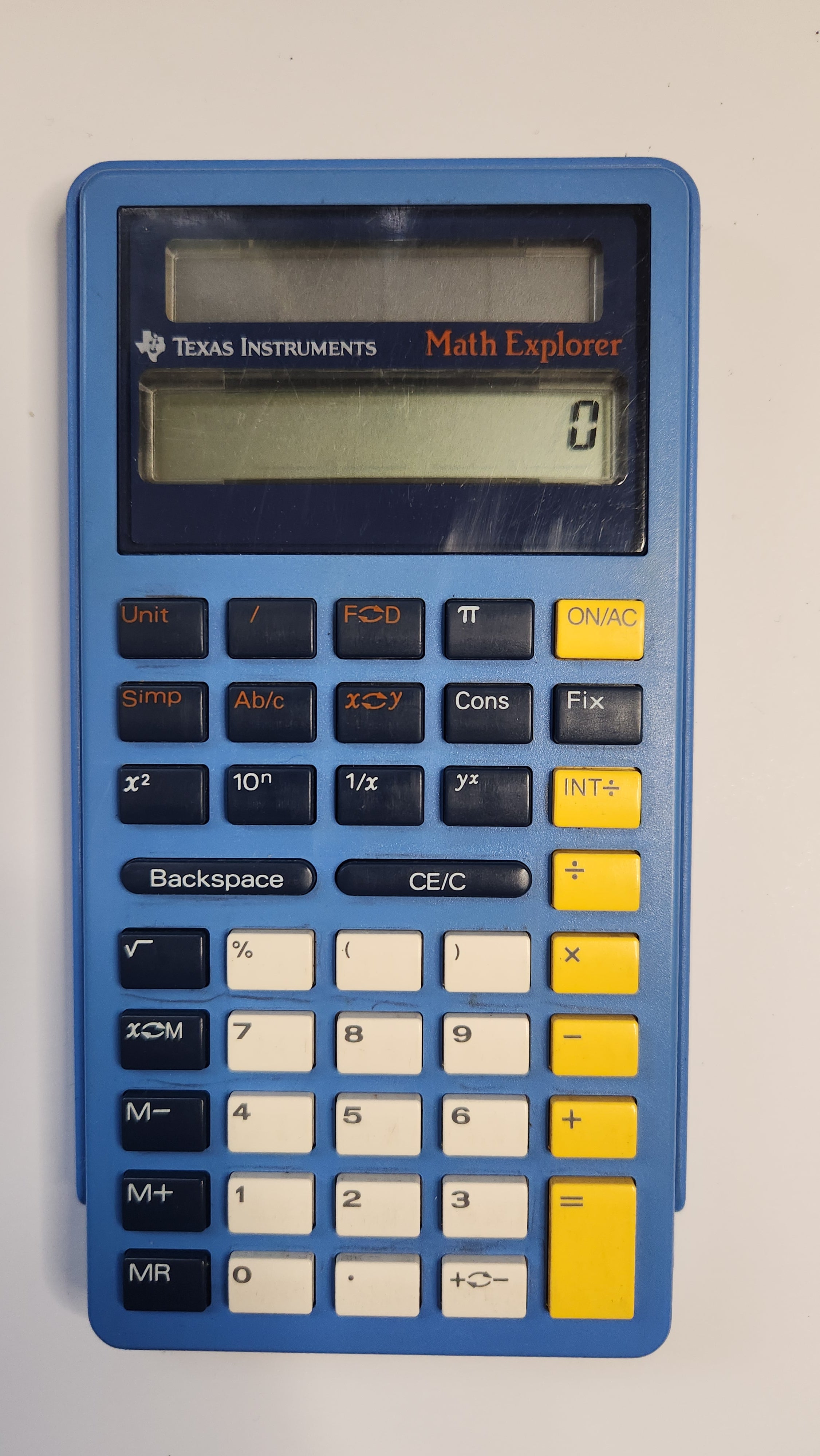Texas Instruments TI-12 Math Explorer Solar Calculator (Used)
