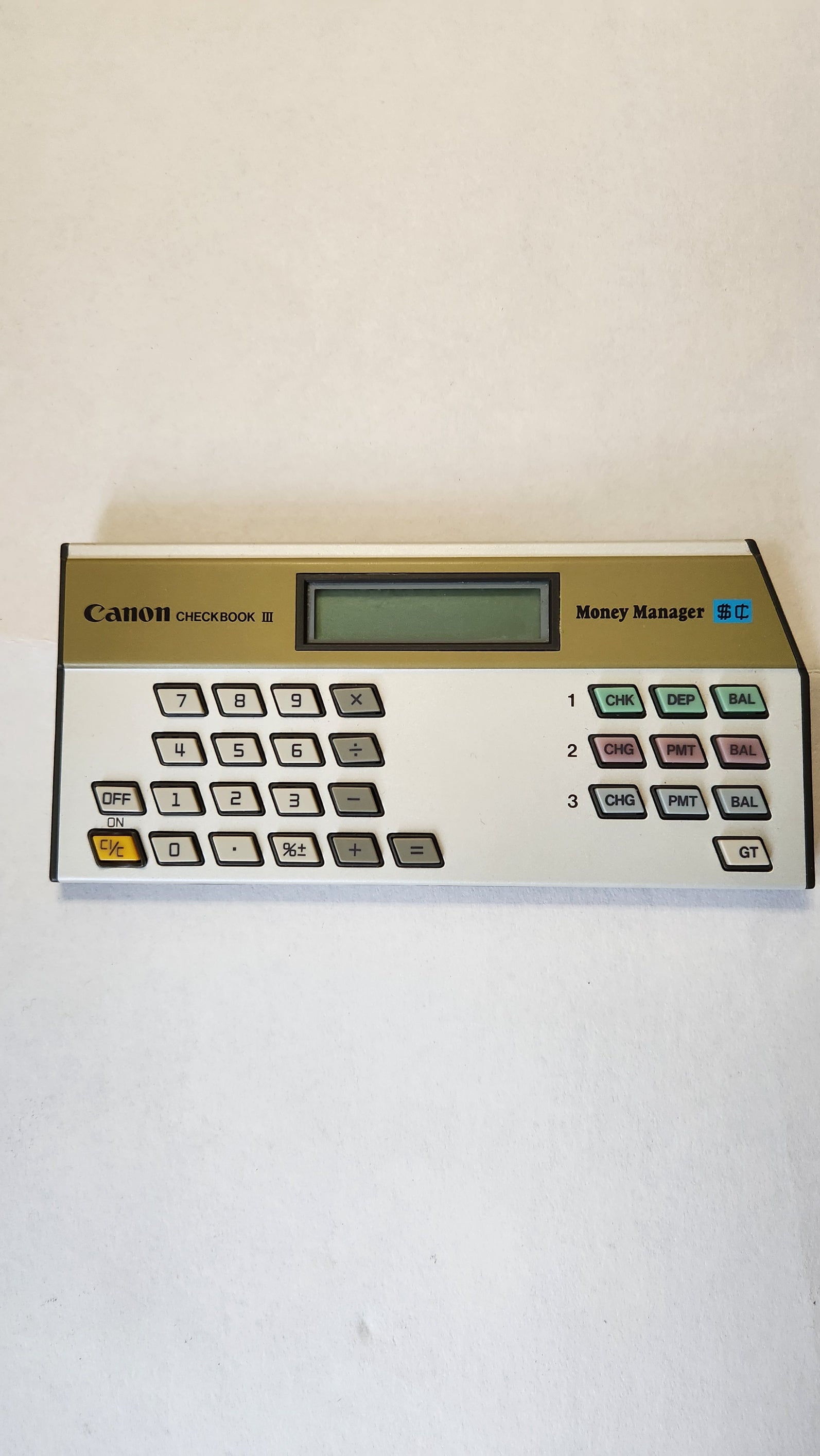 Canon Checkbook III Money Manager