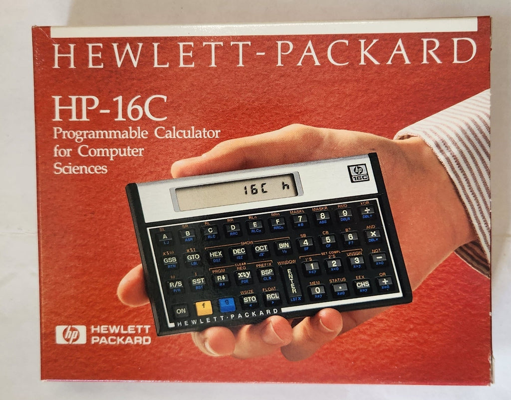 Hewlett Packard HP-16C Vintage RPN Computer Scientist Calculator