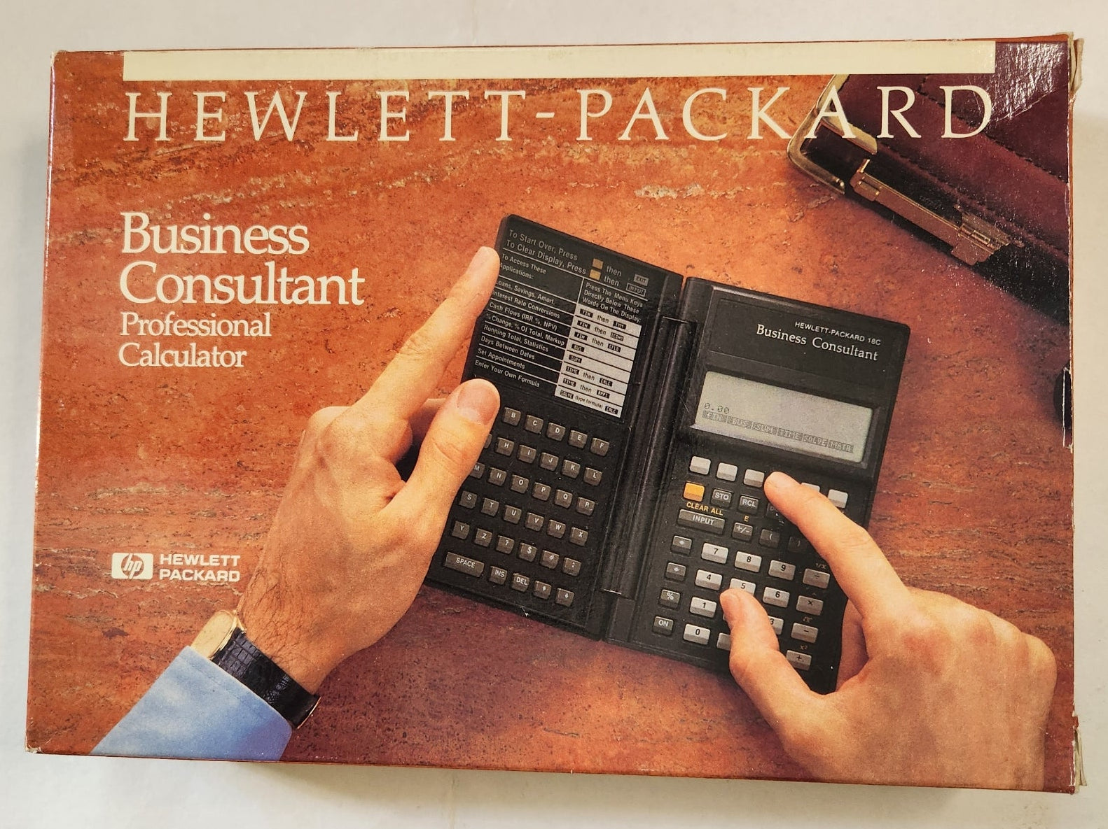 Hewlett Packard HP-18C Business Consultant Vintage Algebraic Financial Calculator