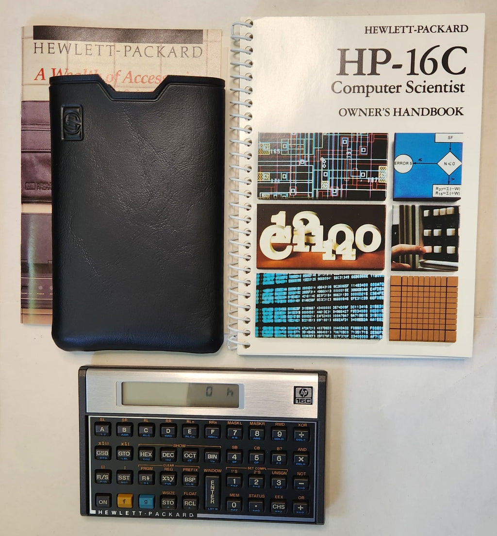 Hewlett Packard HP-16C Vintage RPN Computer Scientist Calculator