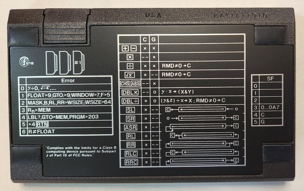 Hewlett Packard HP-16C Vintage RPN Computer Scientist Calculator