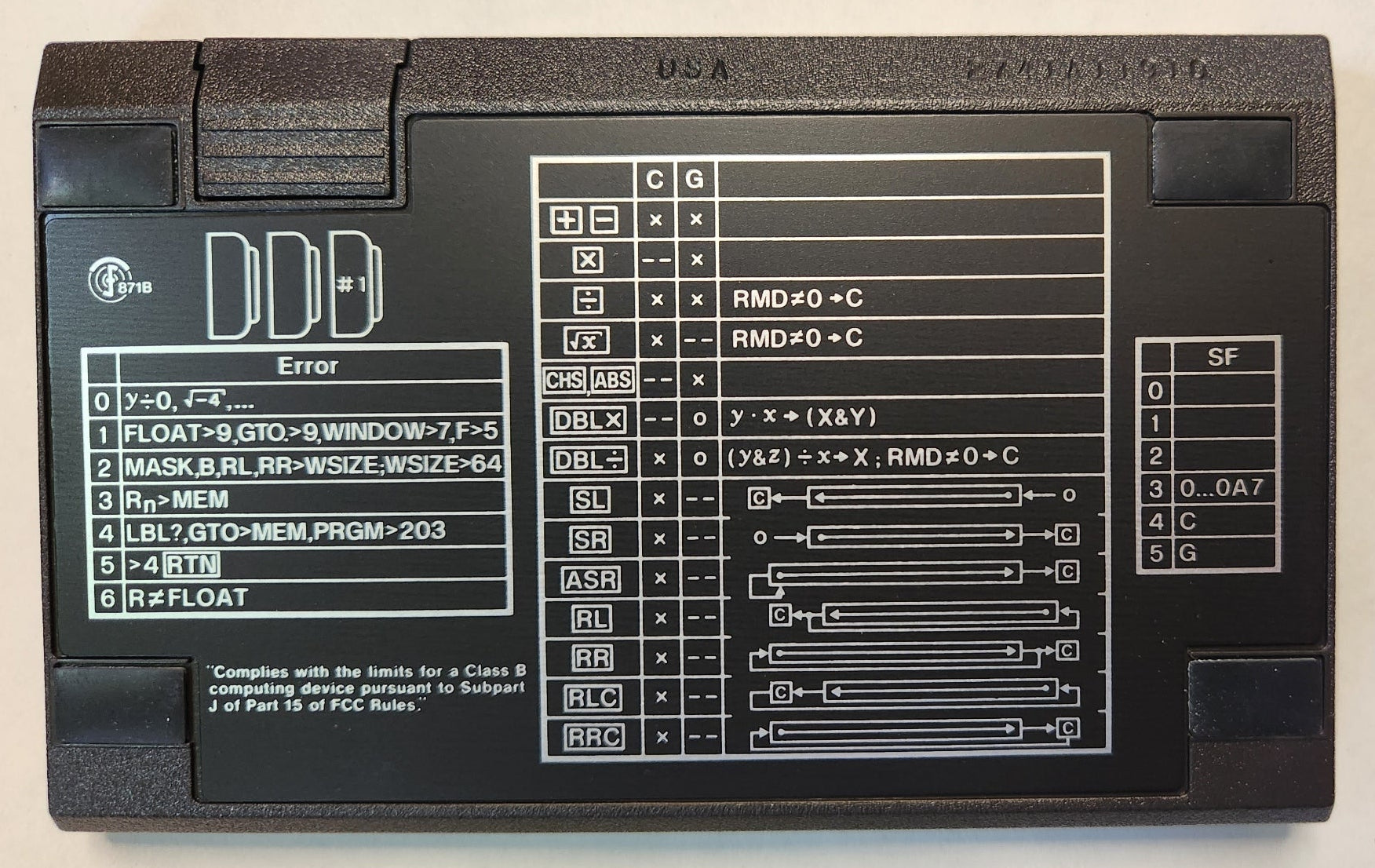 Hewlett Packard HP-16C Vintage RPN Computer Scientist Calculator