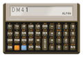 SwissMicros DM41C RPN Calculator - Credit Card Sized Landscape HP-41CX Clone