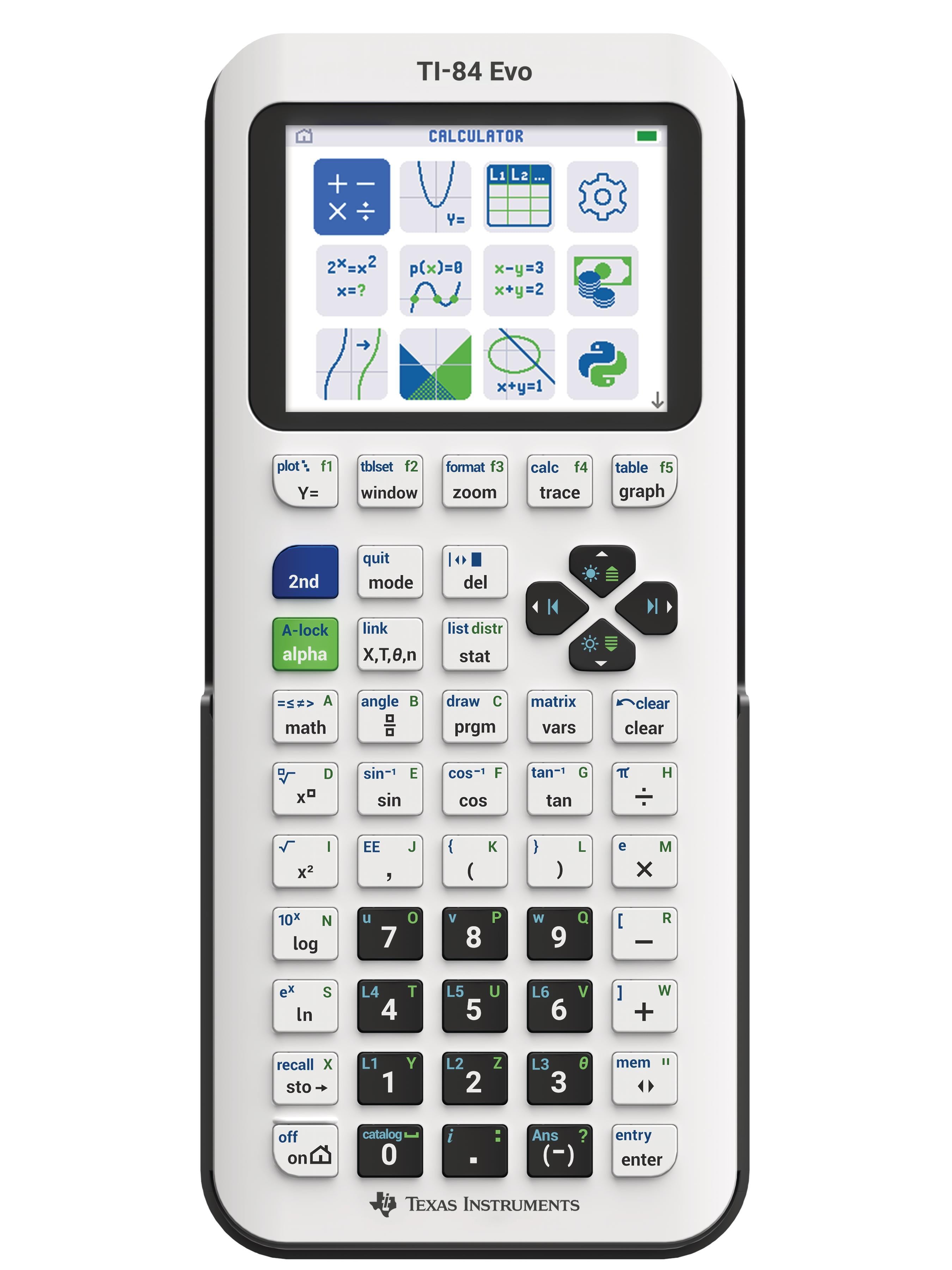 Texas Instruments TI-84 Evo Color Graphing Calculator
