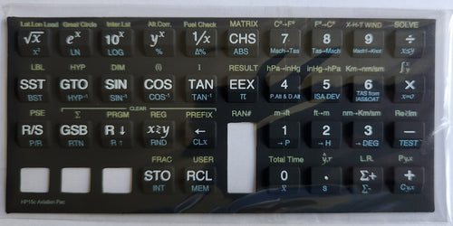 Aviation Pac Overlay for HP-15C Collector's Edition