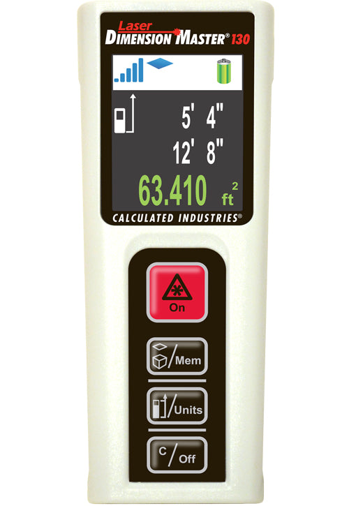 Calculated Industries 3356 Laser Dimension Master 130 - Laser Measuring Tool