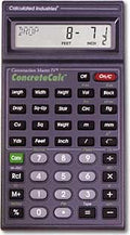 Calculated Industries ConcreteCalc 4215 - Concrete Construction Calculator