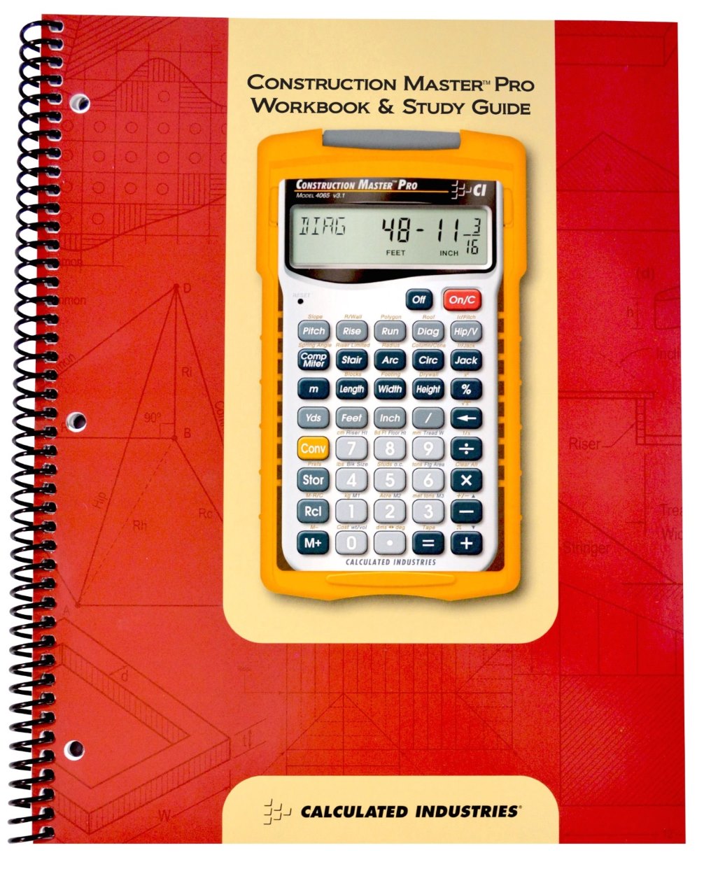 Calculated Industries Construction Master Pro Workbook and Study Guide