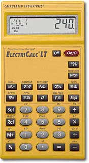 Calculated Industries ElectriCalc LT 5025 - 1999 National Electrical Code Calculator