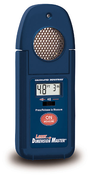 Calculated Industries Laser Dimension Master 3338 - Ultrasonic Tape Measure with Laser Pointer