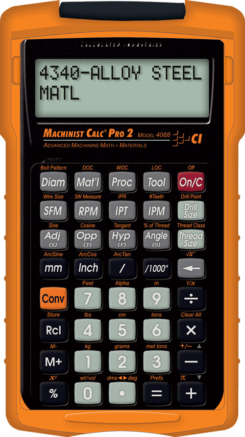 Calculated Industries Machinist Calc Pro 2 4088 - Advanced Machining M ...