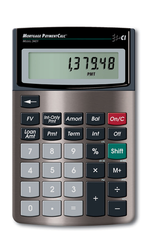 Calculated Industries Mortgage Payment 3401 - Easy-to-Use Desktop Loan Calculator