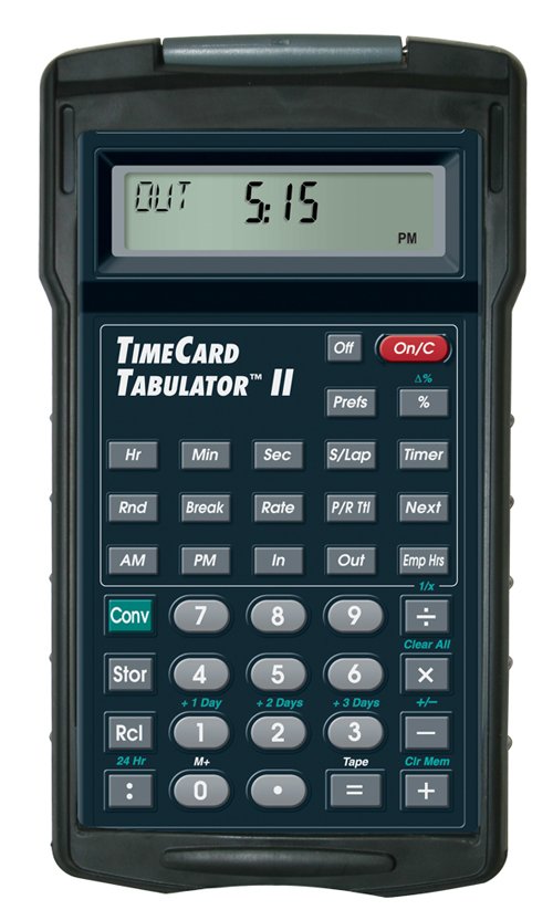 Calculated Industries Used TimeCard Tabulator II 9530 - Time-Saving Payroll Preparation Calculator