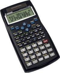 Canon F-766S 2-Line Scientific Calculator with Fractions