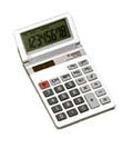Canon TS-84H Dual Power Tilt Display Calculator