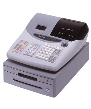 Casio CE-T100 Cash Register with 24-96 Departments and 1000 PLUs