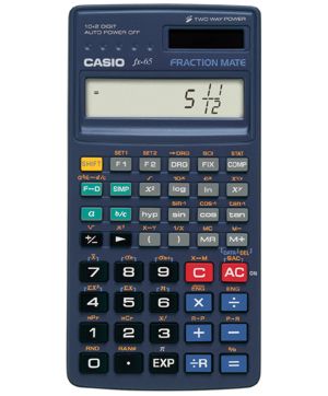 Casio FX-65 Solar Fraction Calculator