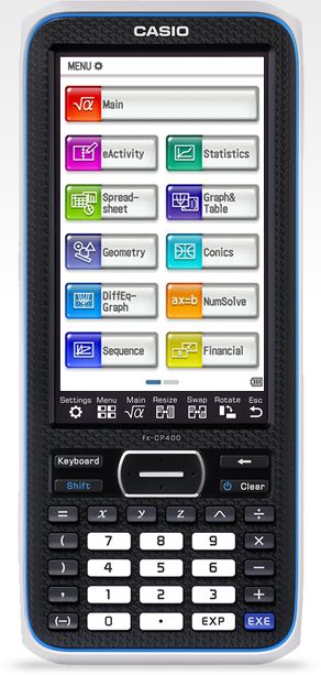 Casio FX-CP400 Color Graphing Calculator with CAS