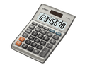 Casio MS-80B Solar Compact 8 Digit Tax & Currency Exchange Desktop Calculator
