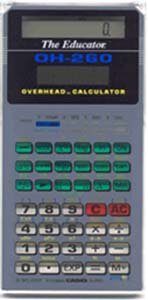 Casio OH-260 Casio fx-260 Overhead Calculator