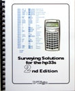 D'Zign Surveying Solutions Book for the HP33s - Allowed on NCEES Tests!