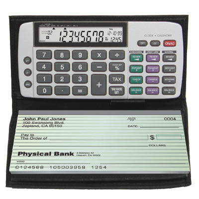 Datexx DB-413 Checkbook Calculator with Date/Time