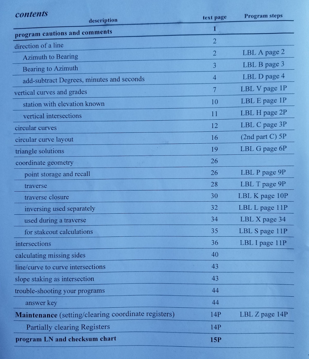 D'Zign Surveying Solutions Book for the HP35s  - Allowed on NCEES Tests!