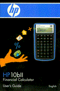 Hewlett Packard HP-10BII Calculator User's Guide