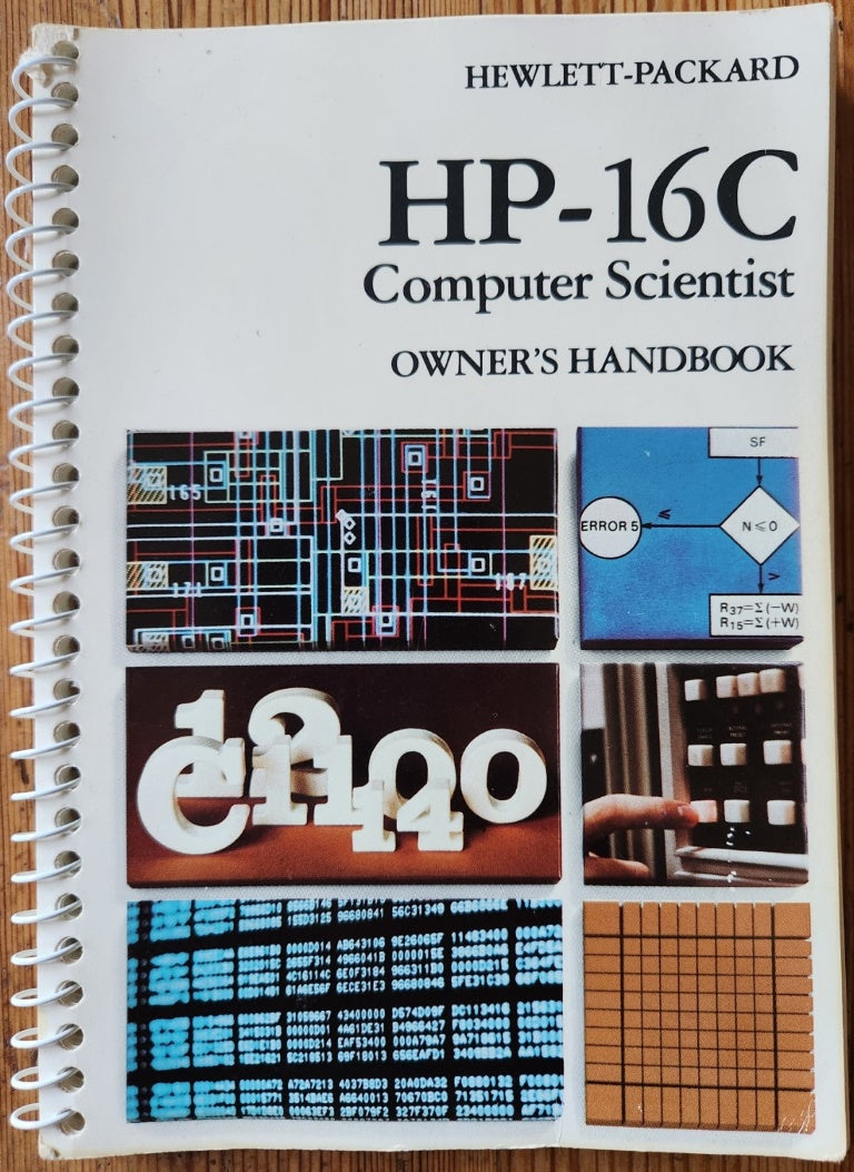 Hewlett Packard HP-16C Owner's Handbook