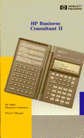 Hewlett Packard HP-19BII Calculator Manual - Used