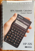 Hewlett Packard HP-32S Calculator Owner's Manual