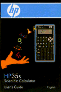 Hewlett Packard HP-35S Calculator User's Guide