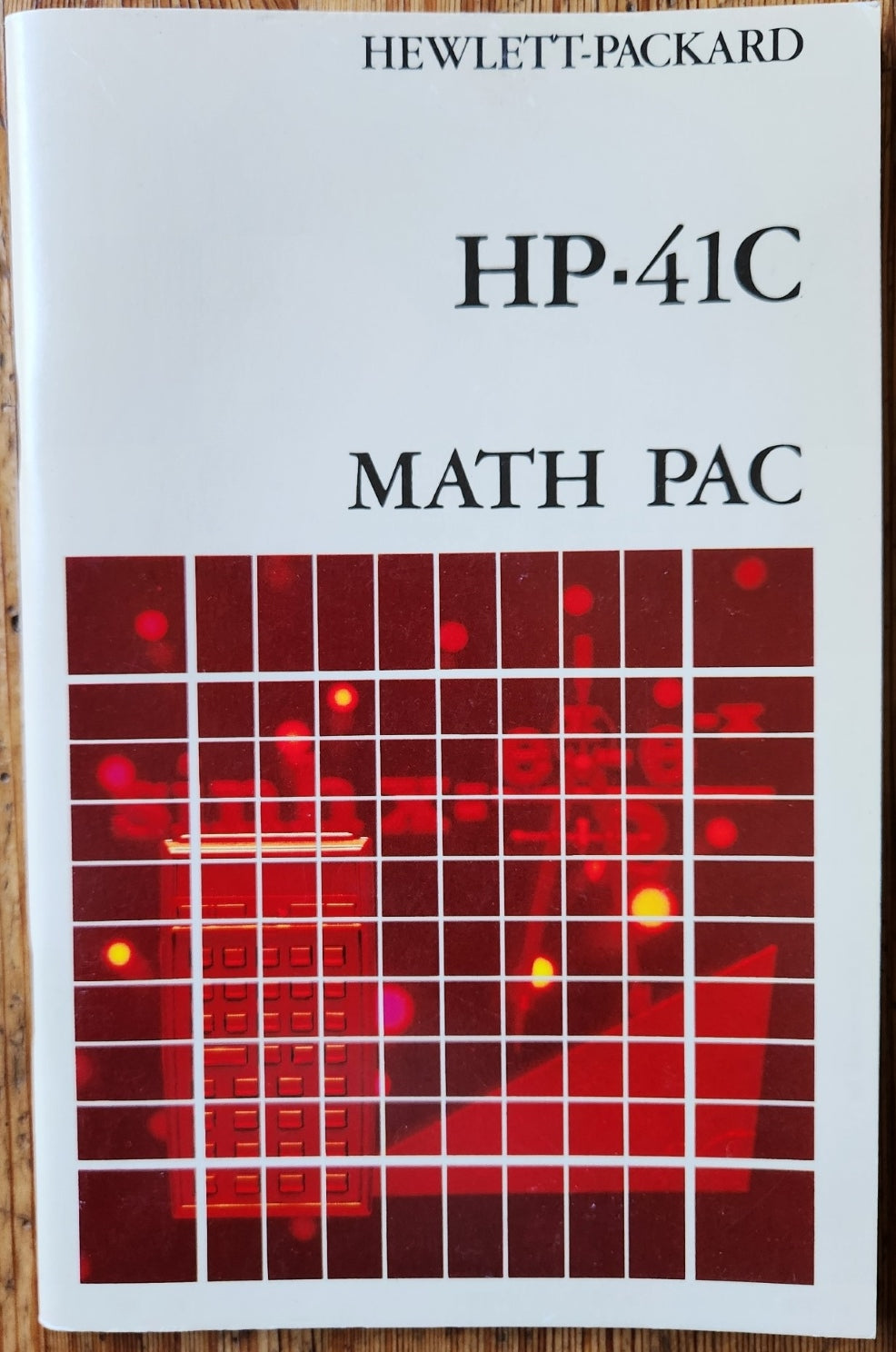 Hewlett Packard HP-41C Math Pac Manual