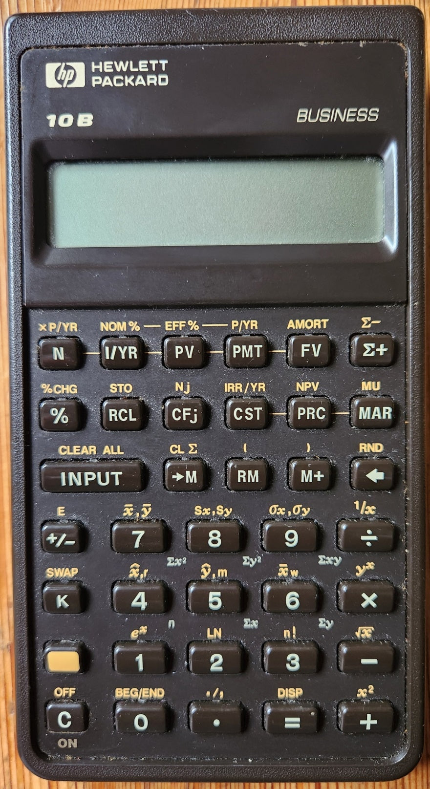 Hewlett Packard Used HP-10B Business Calculator