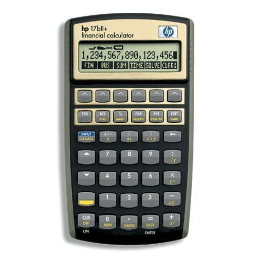 Hewlett Packard Used HP-17BII+ RPN and Algebraic Financial Calculator