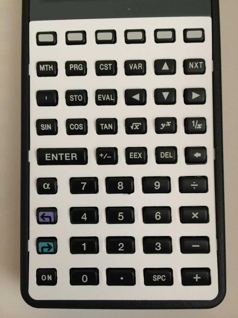 Keyboard Overlay for HP 48 Series Calculators